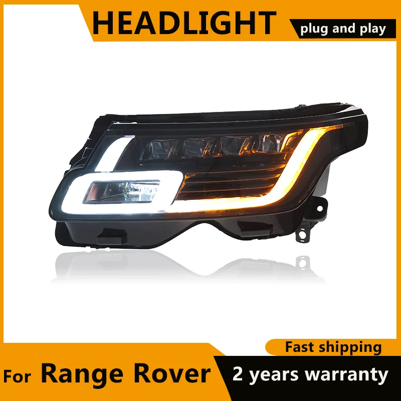 Matrix LED Head Lamp For Range Rover L405 Headlights 2013-2021 Land Rover DRL Day Running Light Range Rover head light assembly