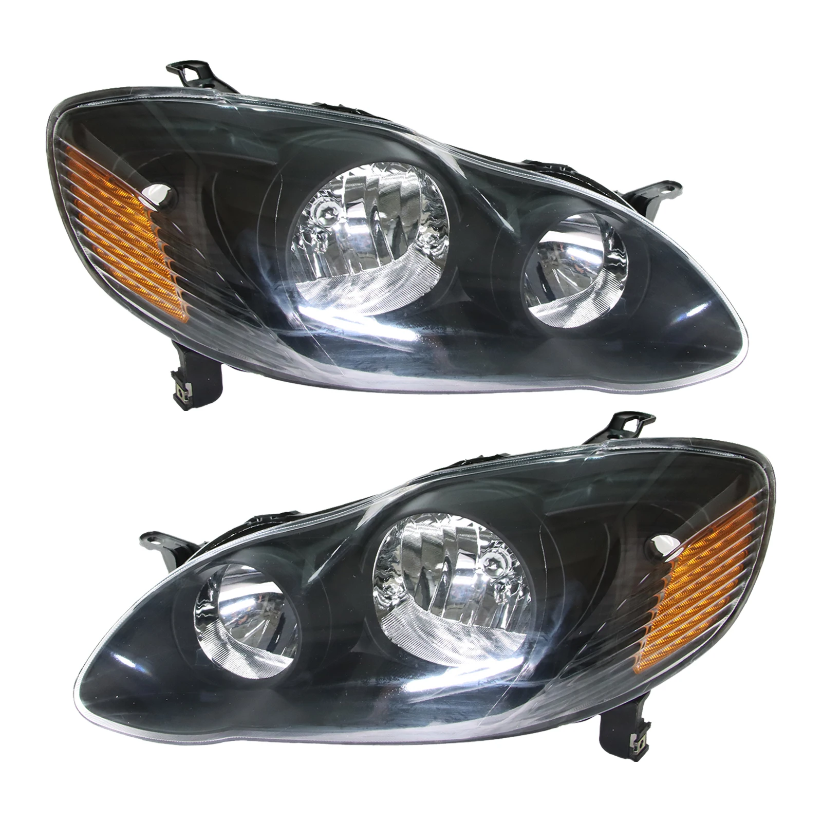 

Фара в сборе для Toyota Corolla 2003-2008 годов, прозрачные линзы, 1 пара фар