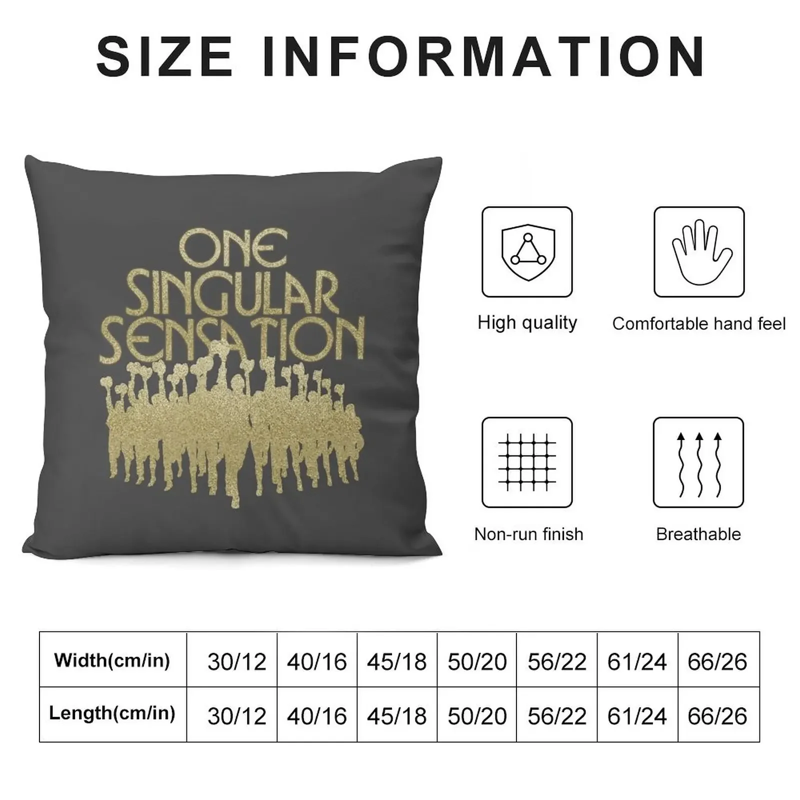 One Singular Sensation A Chorus Line Throw Pillow Sofa Covers Decorative Cushion pillow