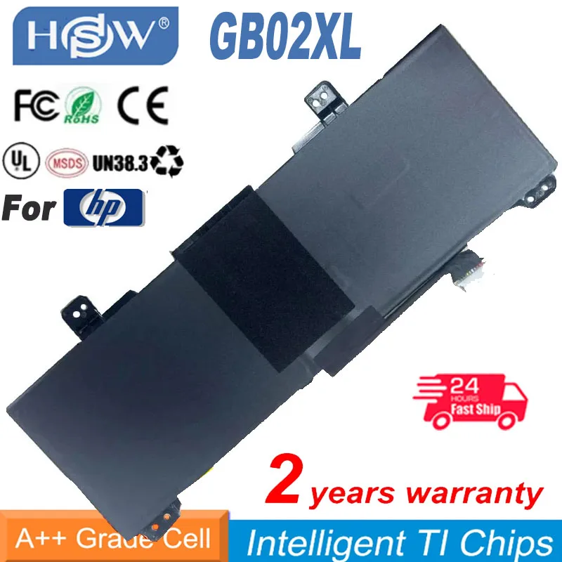 7.7V 47.3WH GB02XL Original Laptop Battery For HP CHROMEBOOK X360 11 G2 G7 G8 EE 14-DB0001AU L42550-1C1 L42583-005