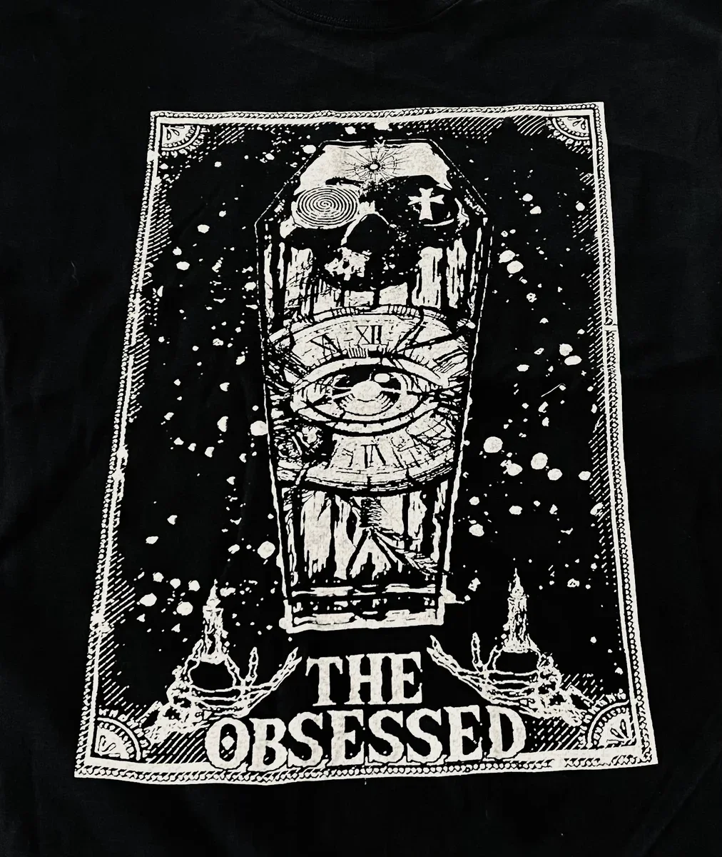 New Popular The Obsessed Black T-Shirt Cotton Full Size S-5XL ZH21