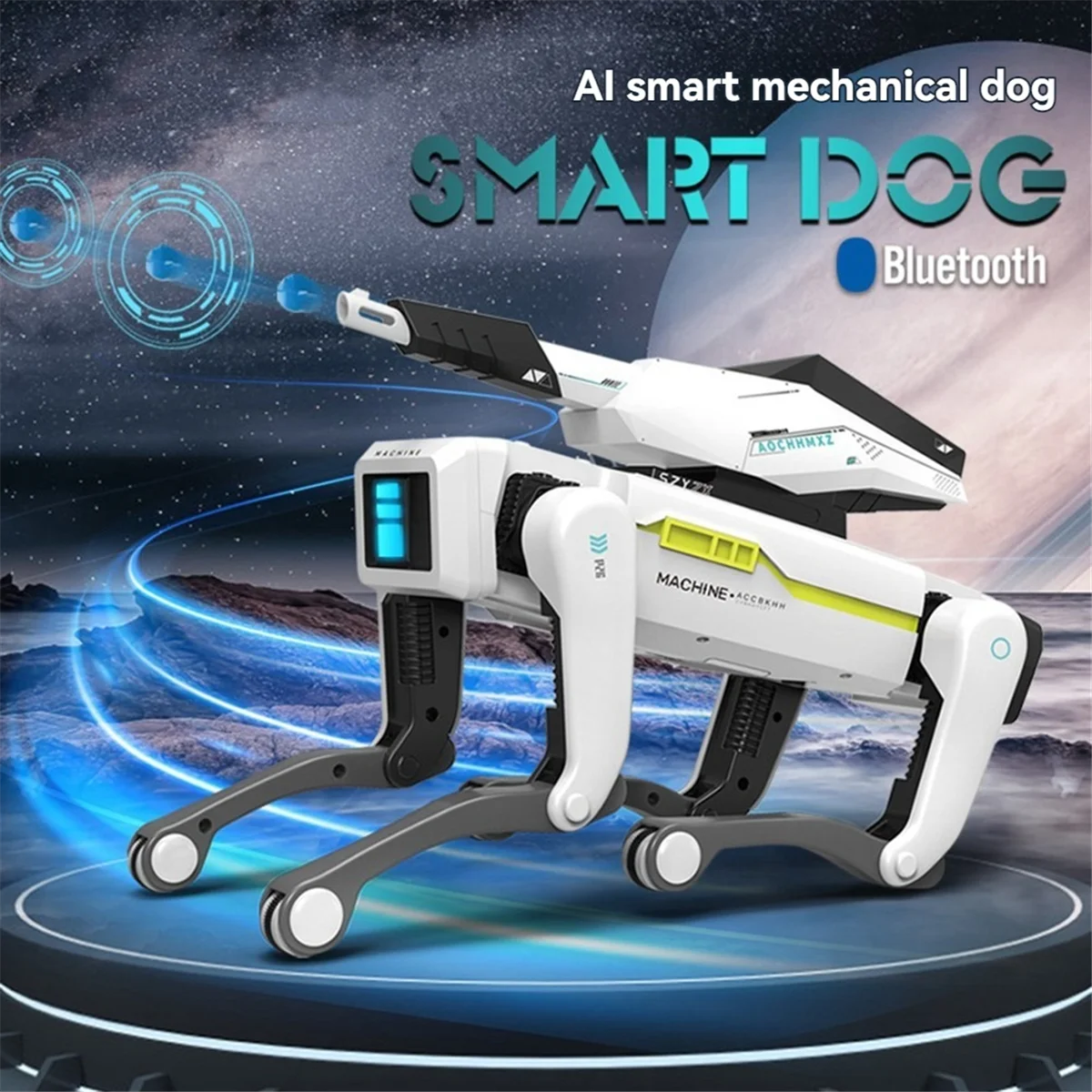 Hot sale Intelligent Machine Dog Voice Dialogue AI Robot Phone Remote Control Programming Singing Dancing Machine Dog Kids Toys