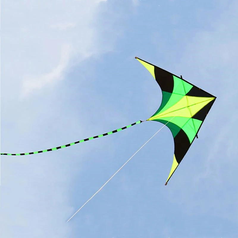 Free shipping delta kites flying toys for children kites factory nylon kites line professional kites ripstop nylon fabric wind