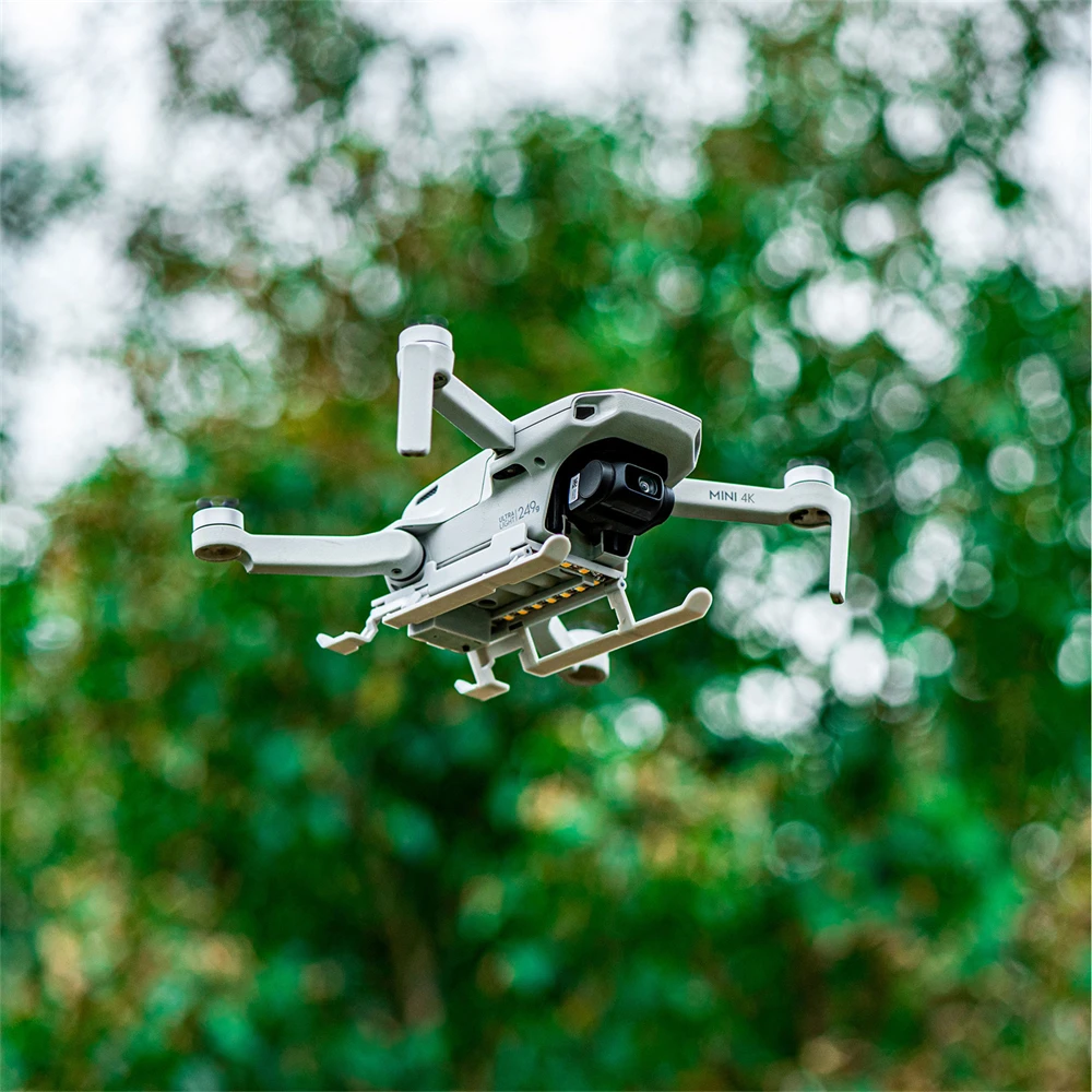 معدات الهبوط مع ضوء ل DJI Mini 4K ، ملحق طائرة بدون طيار صغير 2SE ، قابل للطي ، معدات الهبوط المضادة للسقوط