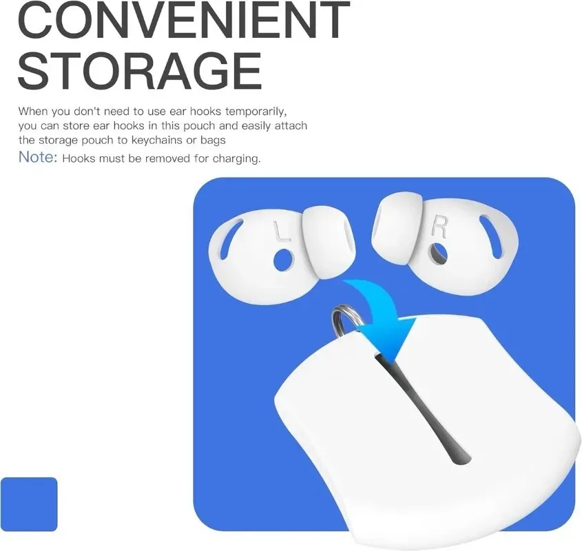 Eartips for AirPods 4 4th Silicone Tips Generation Anti Slip For AirPods 5 Replacement Earbuds Earphones Lightweight Slim Fit image 6