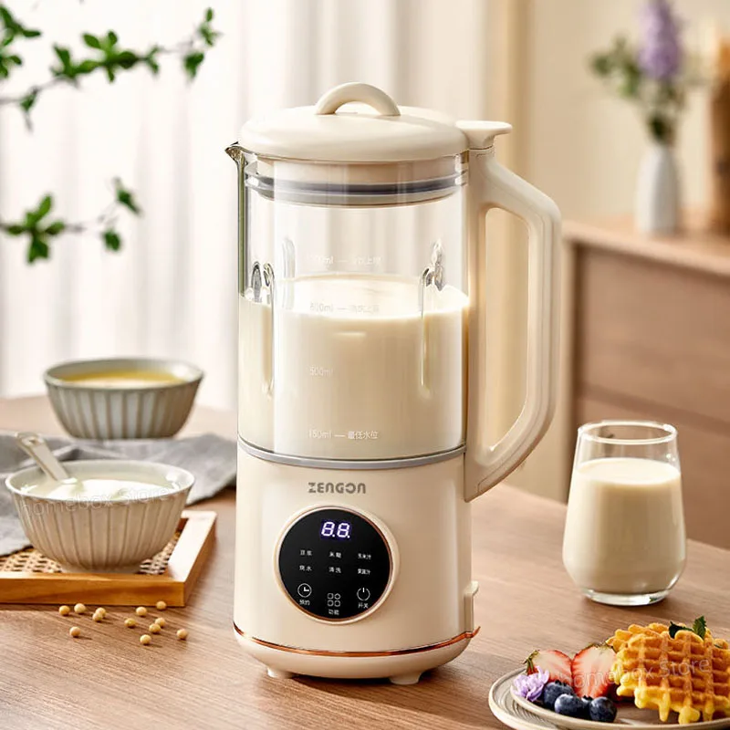 1200ml Soy Milk Machine Juicer Blender Mixer Soybean Milk Maker Wall Breaking Machine Rice Paste Maker Breakfast Machine 220V 