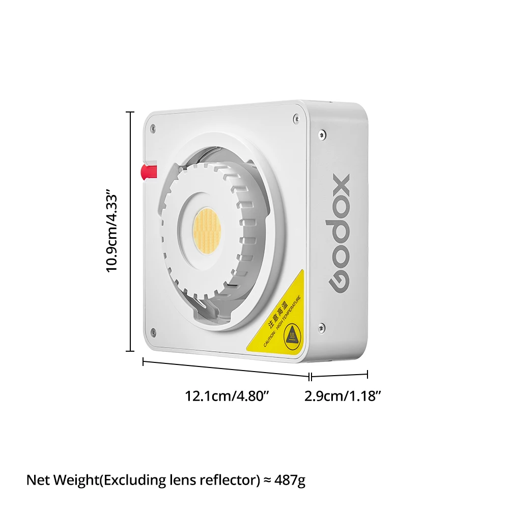 ML100BI 120W Portable Bi-Color LED Photography Lamp Onboard & App Control for Video Recording & Live Streaming