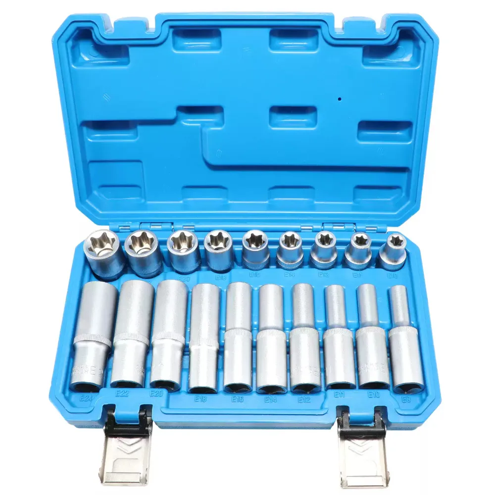 

Набор удлиненных втулок E-типа, 19 шт., внутренний гаечный ключ Big Fly для цветка сливы и комплект головок неправильной формы для шлифовки