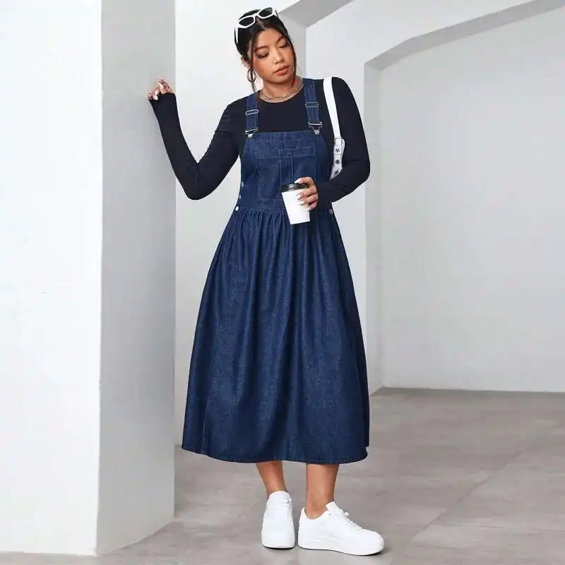 プラス 218637 サイズ婦人服痩身大スイングストラップドレス 2025 パーティー夏エレガンテスカジュアル Y2k