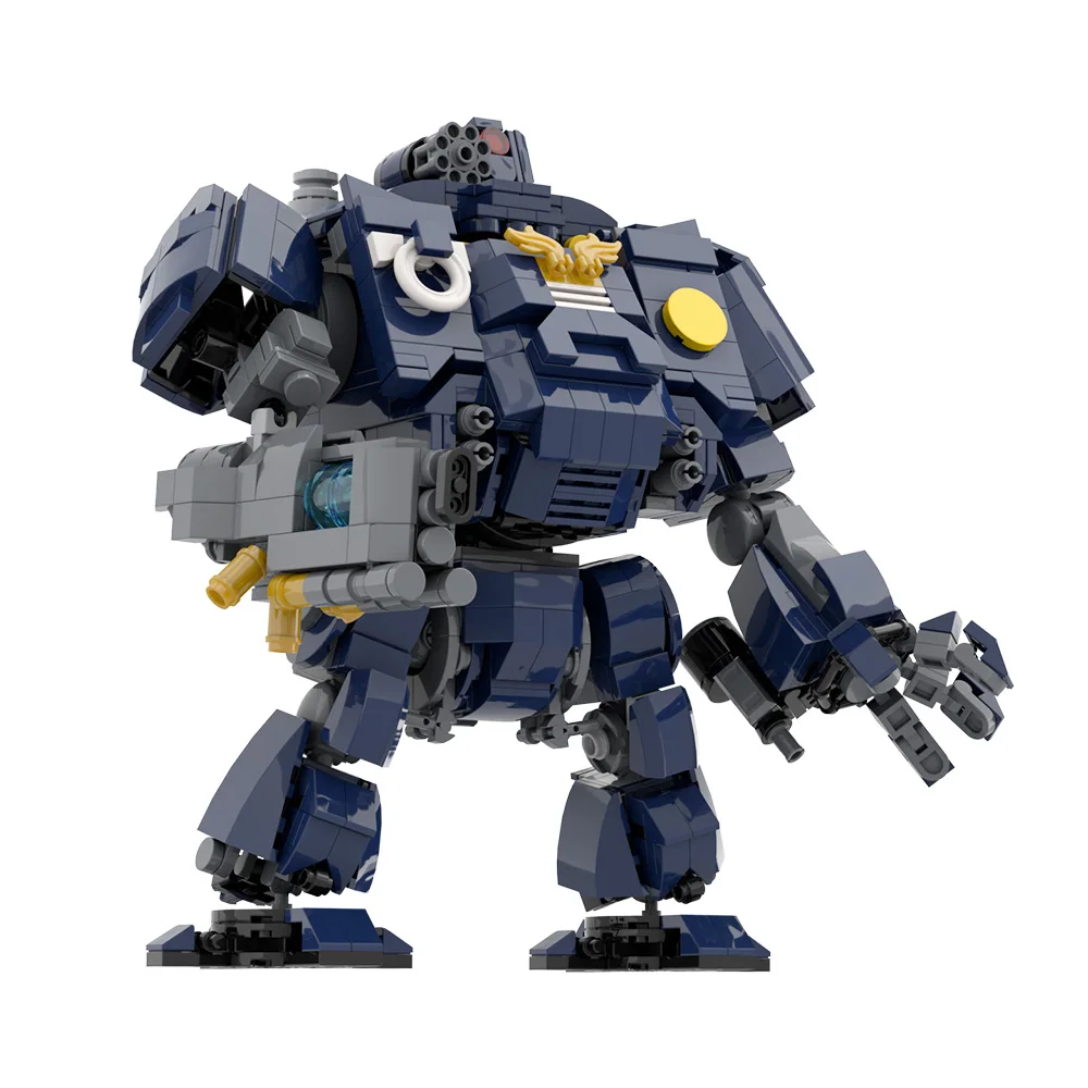 

MOC Ultramarines Redemptor Dreadnought Building Blocks Classic Mecha Battle Robot Puzzle Modular Technology Model Bricks Kid Toy