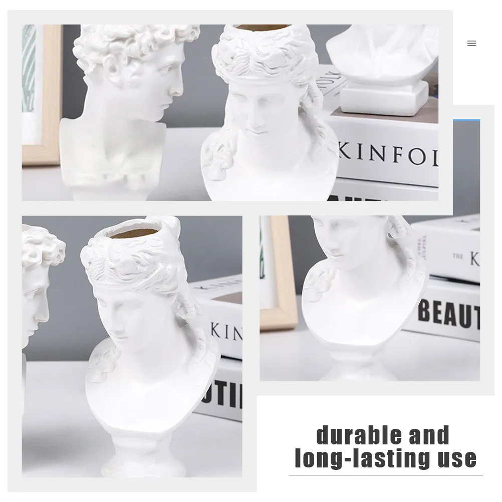 2Pcs Nordic Pen Holder Functional Desktop Organizer for Pens Pencils Makeup Brushes Shelf Bookcase Coffee Table Decor