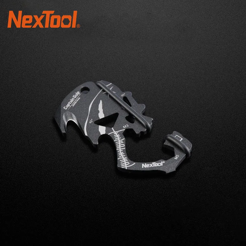 NEXTOOL-caja de herramientas multifunción Captain Gulp EDC, llave de corte de línea, herramienta de mano portátil para exteriores