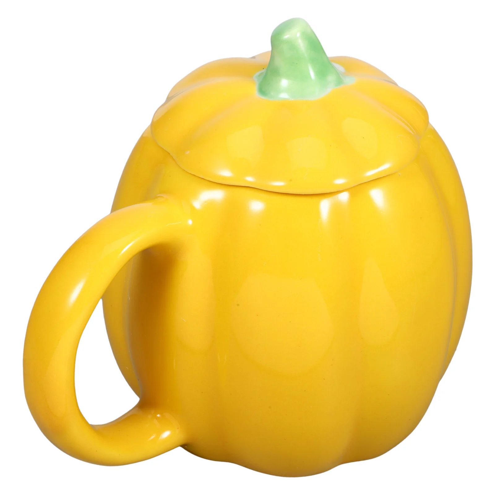 

Ceramic Pumpkin Shape Mug Coffee Tea Milk Water Cup Smooth Edge Vintage Style Coffee Mugs Milk Mug Decorative Water Cup