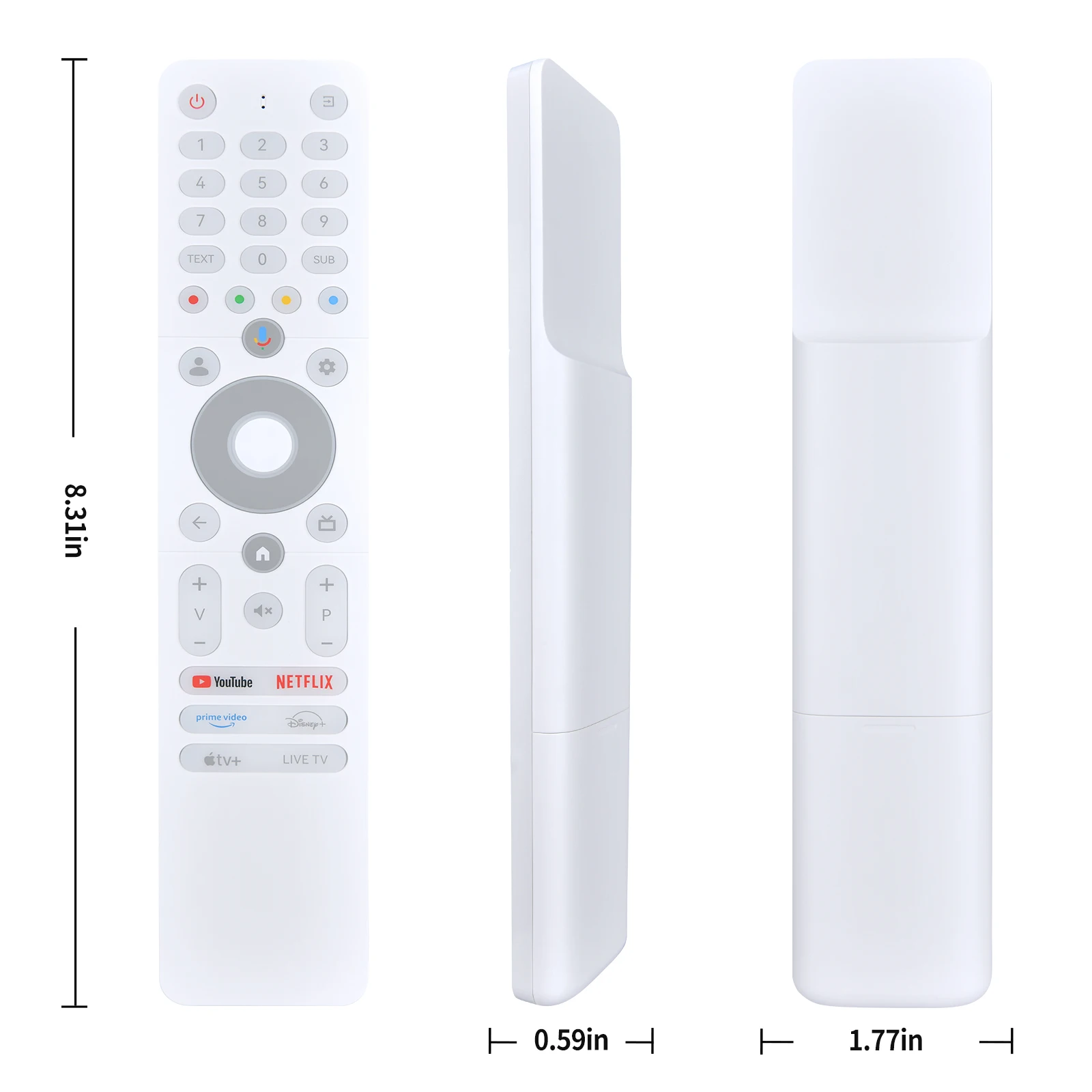 Голосовой пульт дистанционного управления для Google TV Thomson 4K RC112GUW