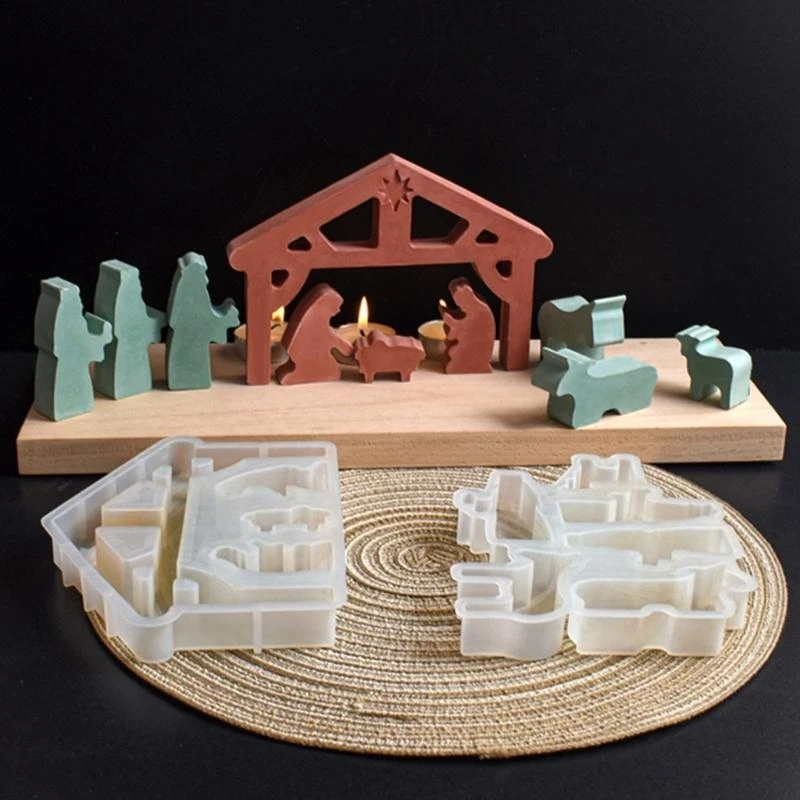 195C Ornament Mold Religious Decorative Moulds for Creating Decorative Ornament