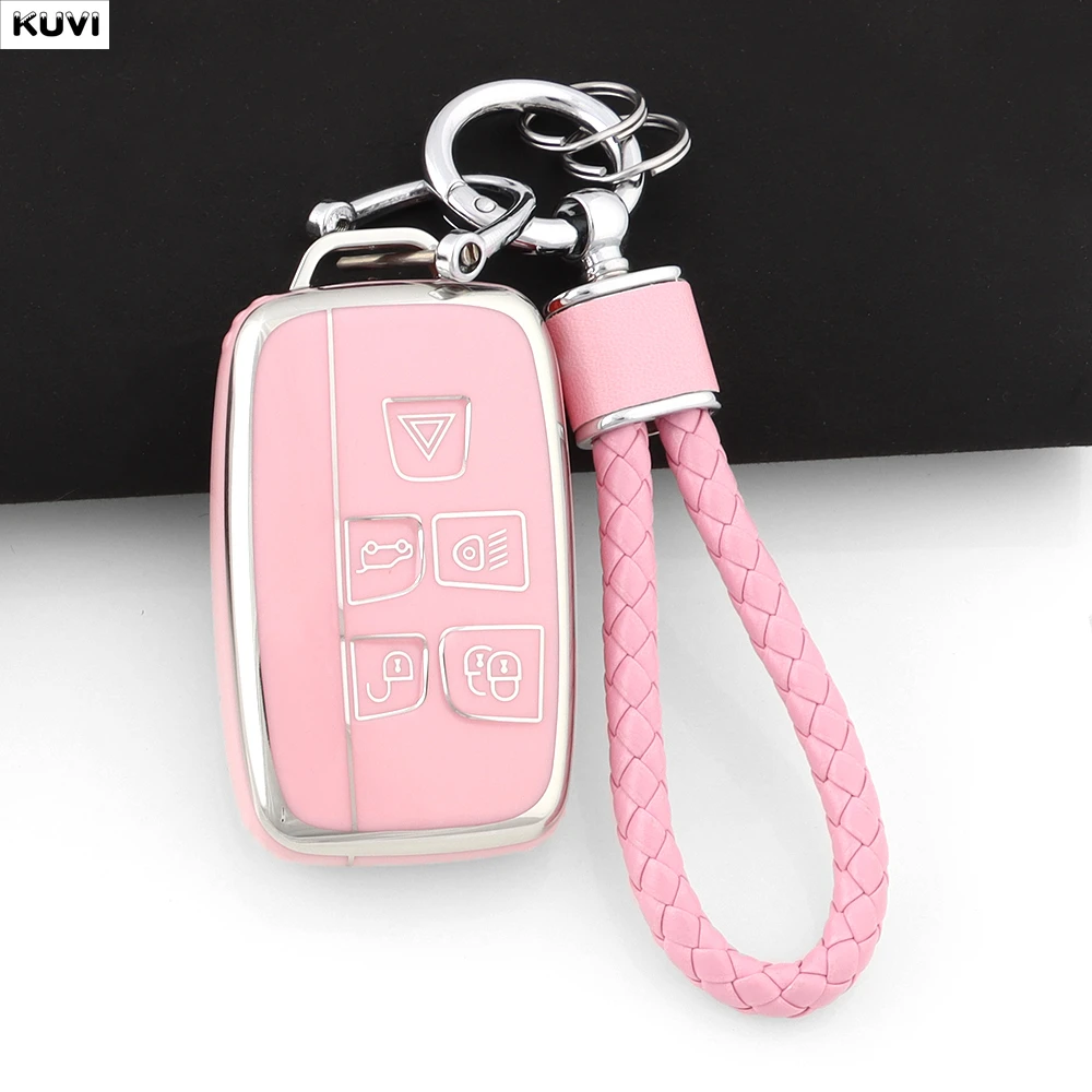 TPU Autoschlüsselhülle Schlüsselanhänger Gehäuse für Land Rover Range Rover Sport Evoque Freelander für Jaguar XF XJ XE XJL XFL