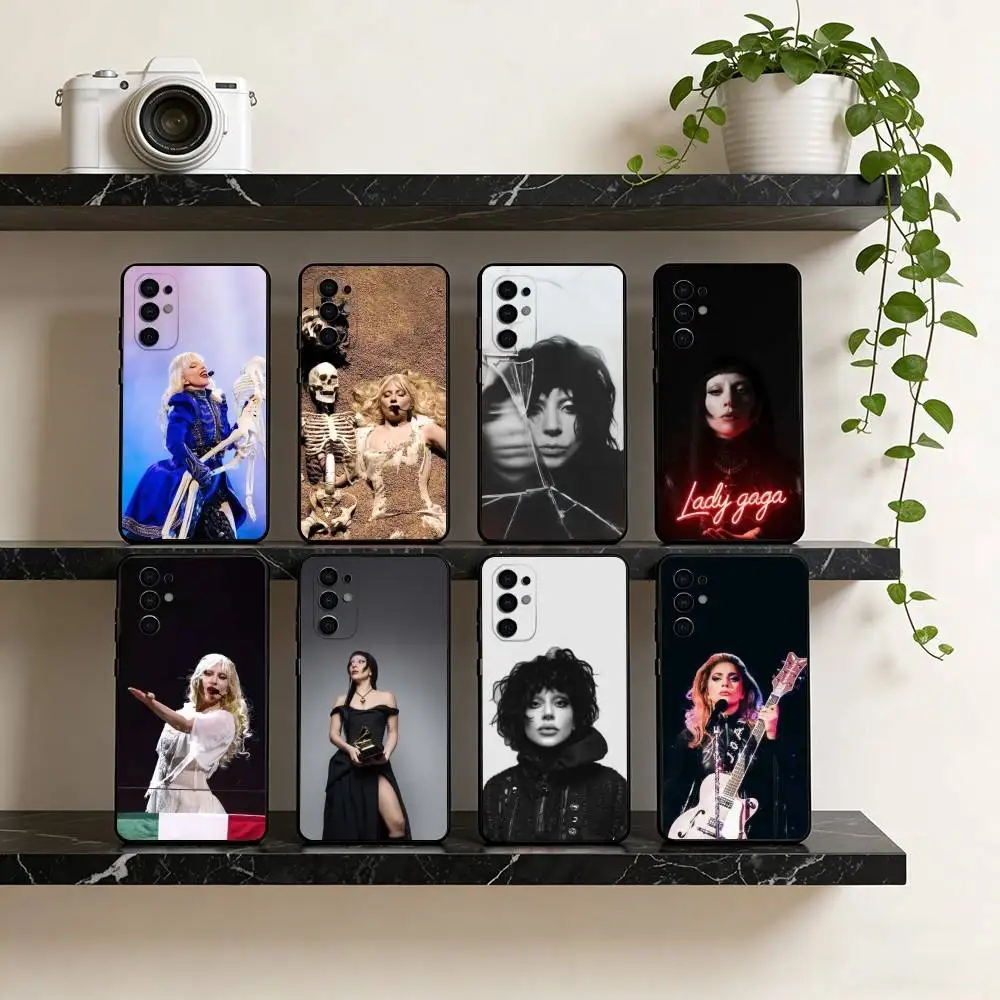 Singer L-Lady Gaga Mayhem Phone Case Black Silicone Soft For Samsung S25,S24,S21,S22,S23,S30,Ultra,S20,Plus,Fe,Lite