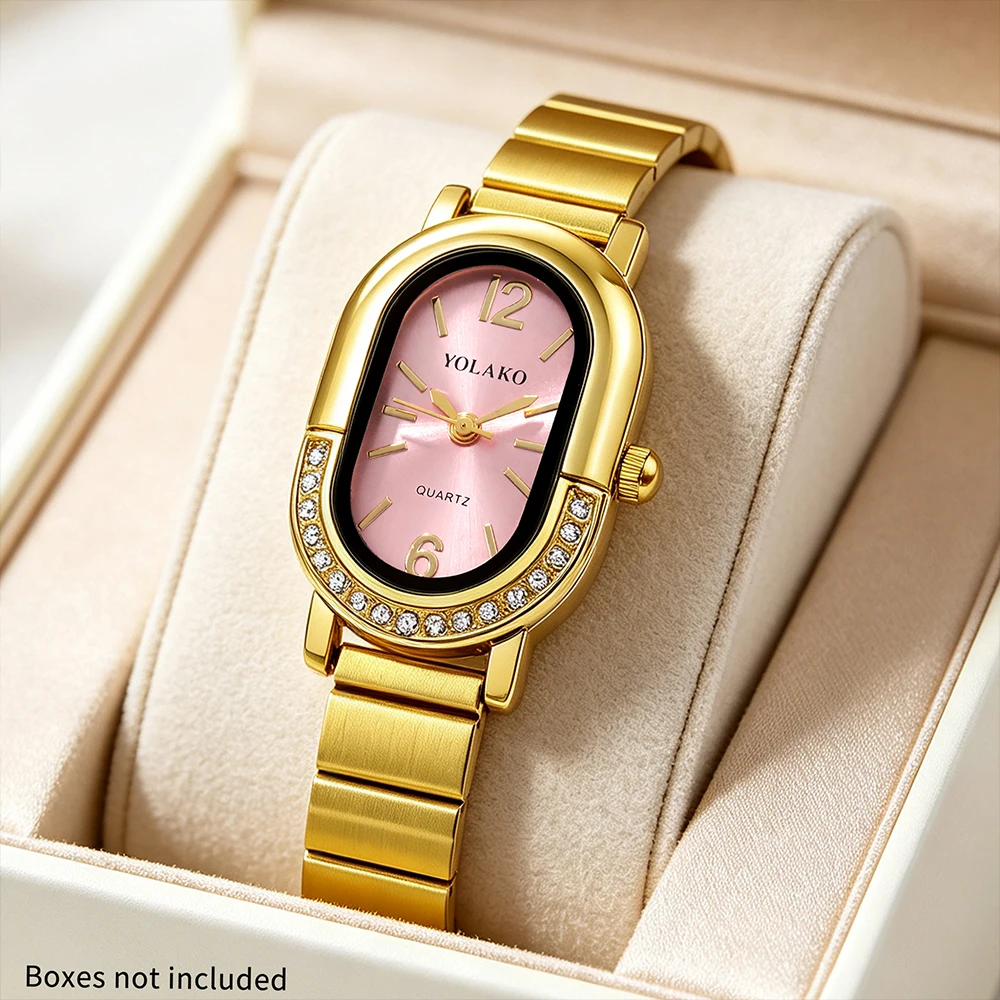 1-piece ladies' quartz watch, small and cute, birthday, New Year, Christmas gift, no box included