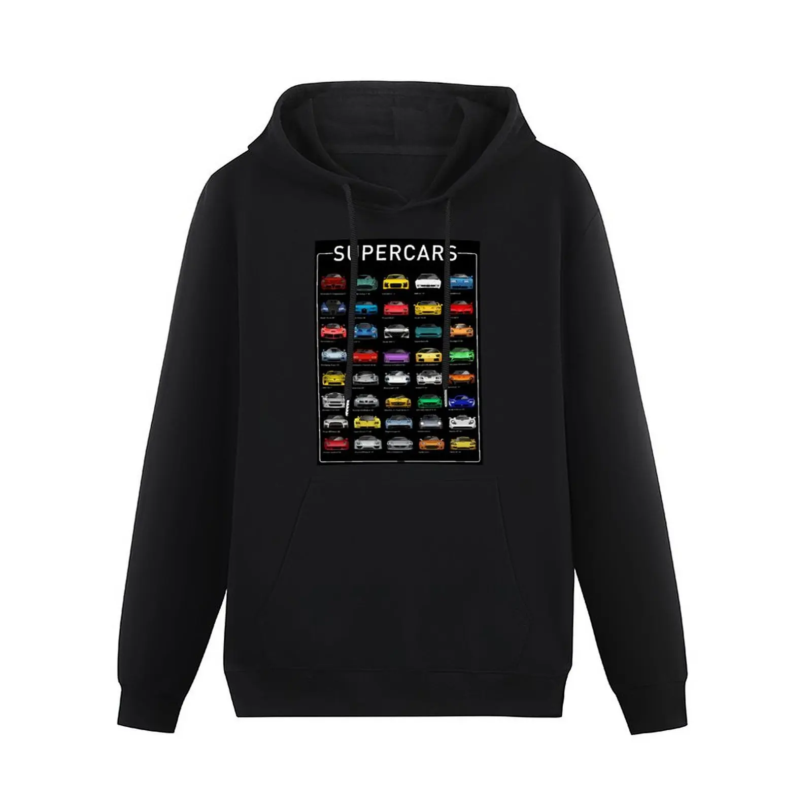 Super Cars (B) Pullover Hoodie men clothes anime clothes hoody