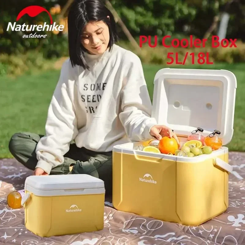 

Naturehike Ice Box 5L 18L Large Capacity PU Portable Coolers for Outdoor Camping Fishing Picnic Car Ice Cooler Camping Fridge