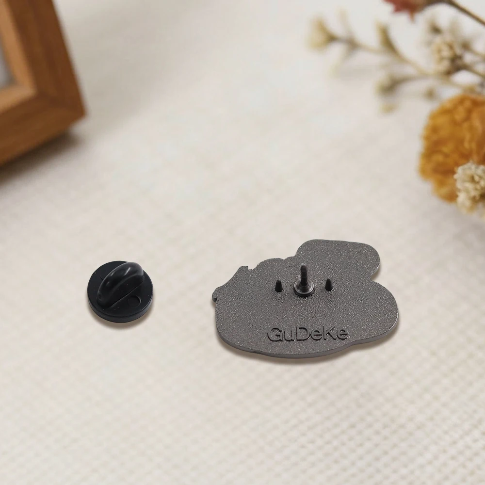 Lustige Katzen-Emaille-Pin „Tut mir leid, ich kann nicht gehen, ich bin eine Hauskatze“ Brosche Introvertierter Sozialangst-Abzeichen Schwarze Katze Schmuck Geschenk für Freunde – Detail 10