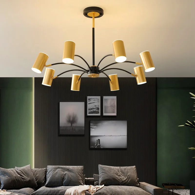 

Modern gold light luxury pendant lamp, Nordic iron bedroom lamp, bedside corridor lamp, bedside wall lamp, restaurant lamp