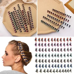 12 pcs/set Women Girls Flower Hair Accessories Gift No-Slip Grip Glitter Teeth Clips Hair Claw Clips Jaw Clips