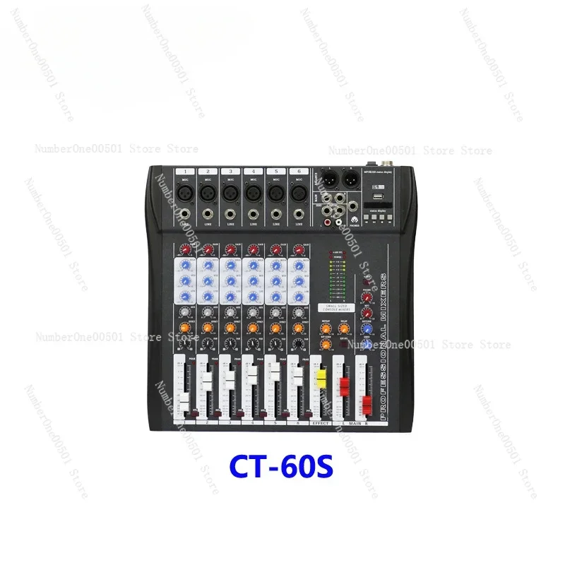 CT4/6/8/12 Bluetooth USB Mixer Pure Platform Small Performance Conference Stage Home KTV Performance