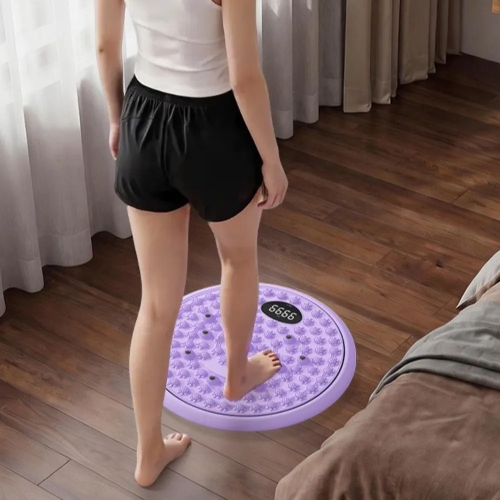 Wriggling Plate Non-Slip Waist Twisting Disc Turnable Magnetic Twist Machine Portable Intelligent Foot Massager Exercise
