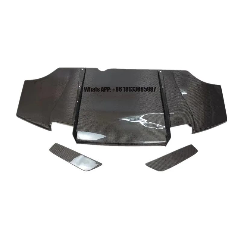 

Real Carbon Fiber Rear Bumper Diffuse Guard Plate for Mitsubishi Lancer EX 2009-2015 Car Diffuser Spoiler Protection Body Parts