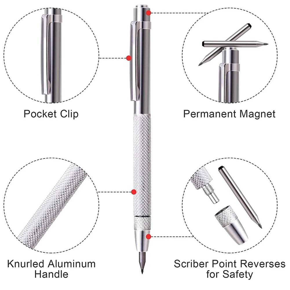 Hand Tools Tungsten Carbide Workshop Equipment Scriber Pen Pen For Glass Tools Tungsten Aluminium Ceramic Craft