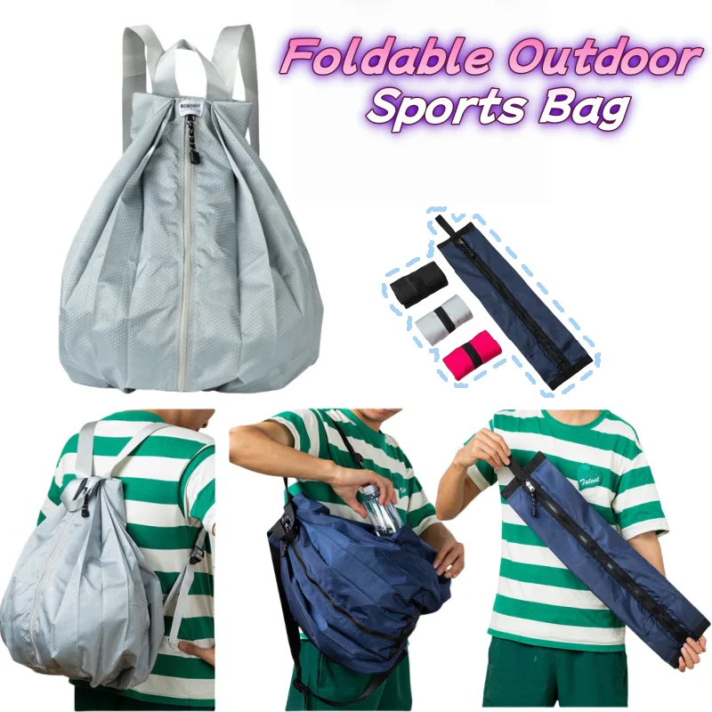 

Lightweight Waterproof Travel Backpack - Foldable Outdoor Sports Bag for School, Hiking & Daily Use (Unisex)