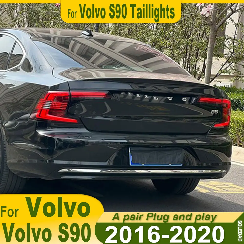 

Car taillight For Volvo S90 2016 2017 2018 2019 2020 Tail Light Assembly Signal Brake Reverse Car Auto Accessories Plug and play