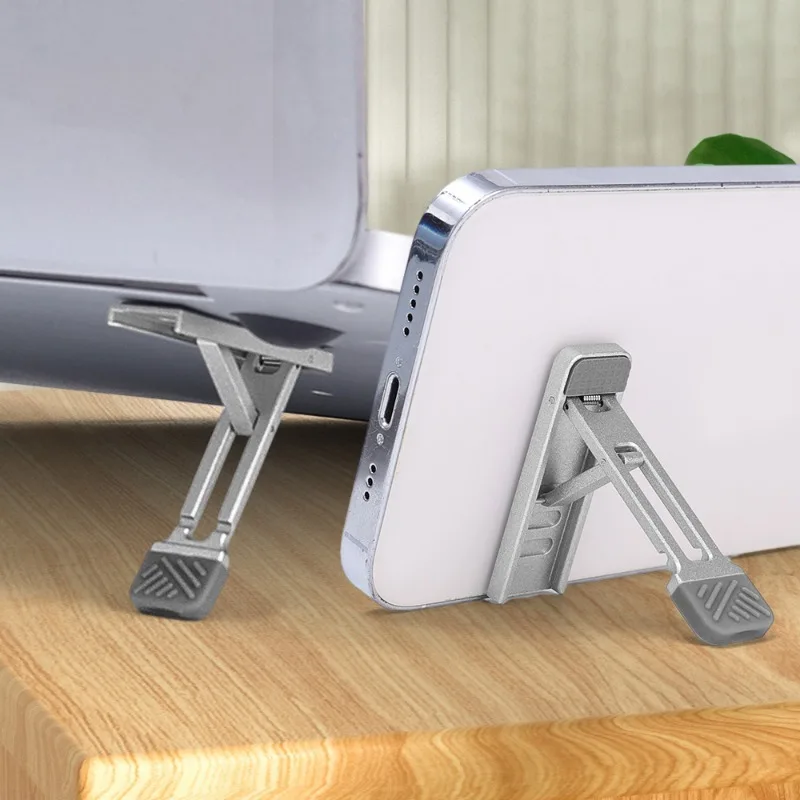 Foldable Notebook Keyboard Stand Riser Feet Nonslip Zinc Alloy Laptop Holder for Macbook Air Pro iPad iPhone Desktop Kickstand