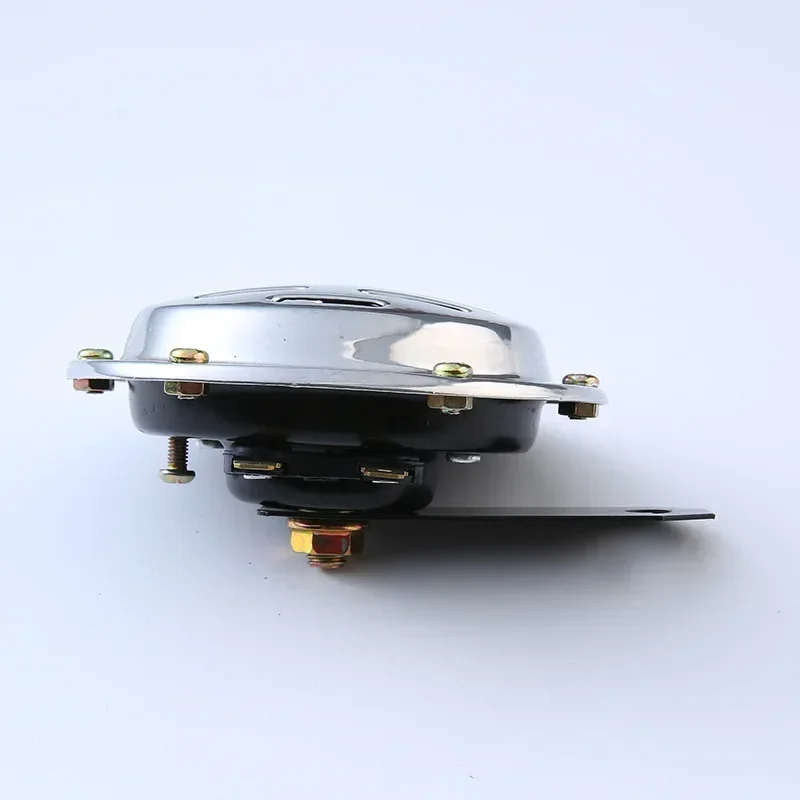 1pc Motorbike Vehicle Classic Horn with Cover 12V Universal Car Motorcycle Electric Horn Chrome Plated Waterproof Loud Horn