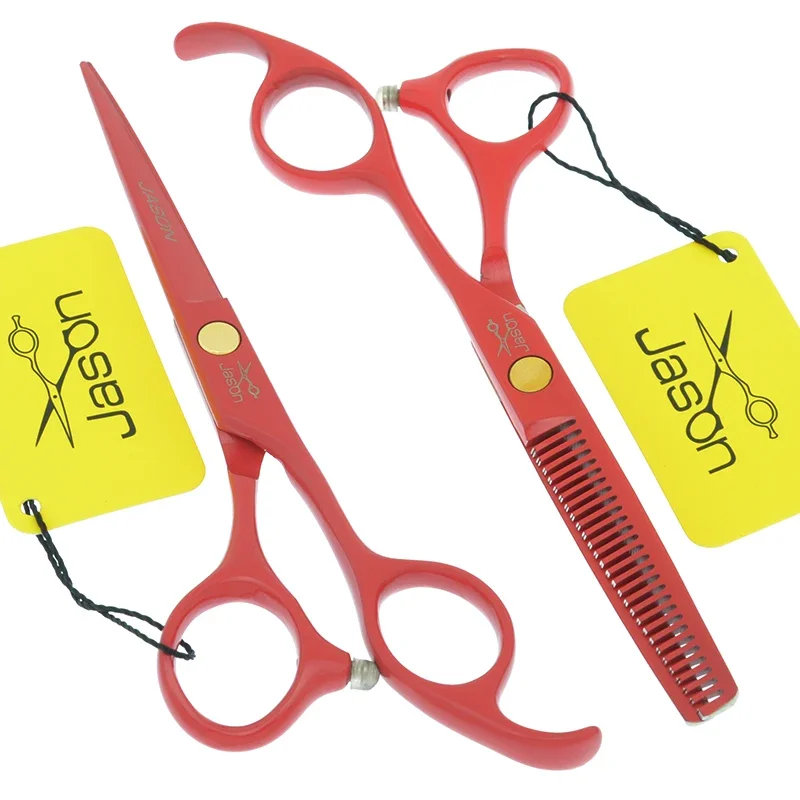 Jason 5.5 inch Salon Hair Scissors Hair Cutting Shears Thinning Scissors Barber Haircut Hairdressing Shears Japan Steel A0069D