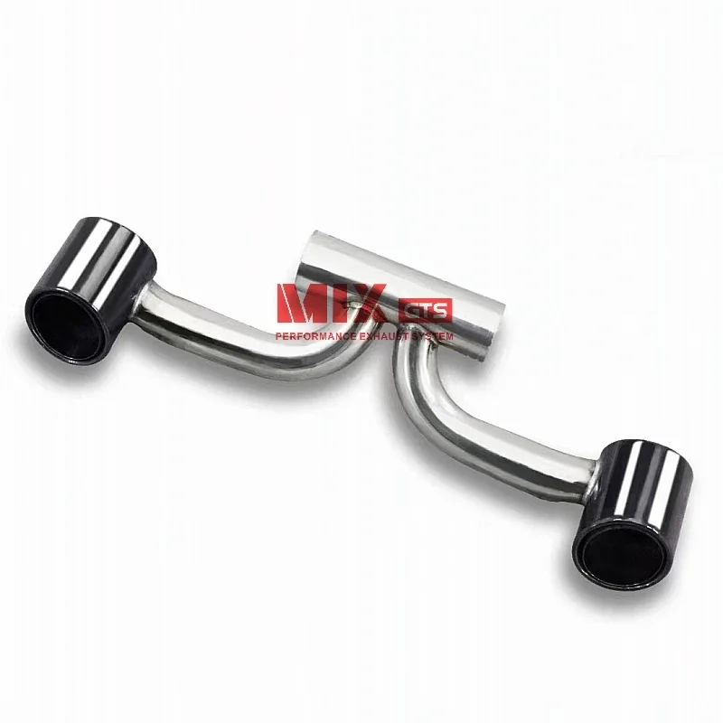 High Flow Dual Exhaust Pipes, Muffler Tip for Porsche 718 Boxster UP GT3 GT4quality Stainless Steel Car Accessories exhaust