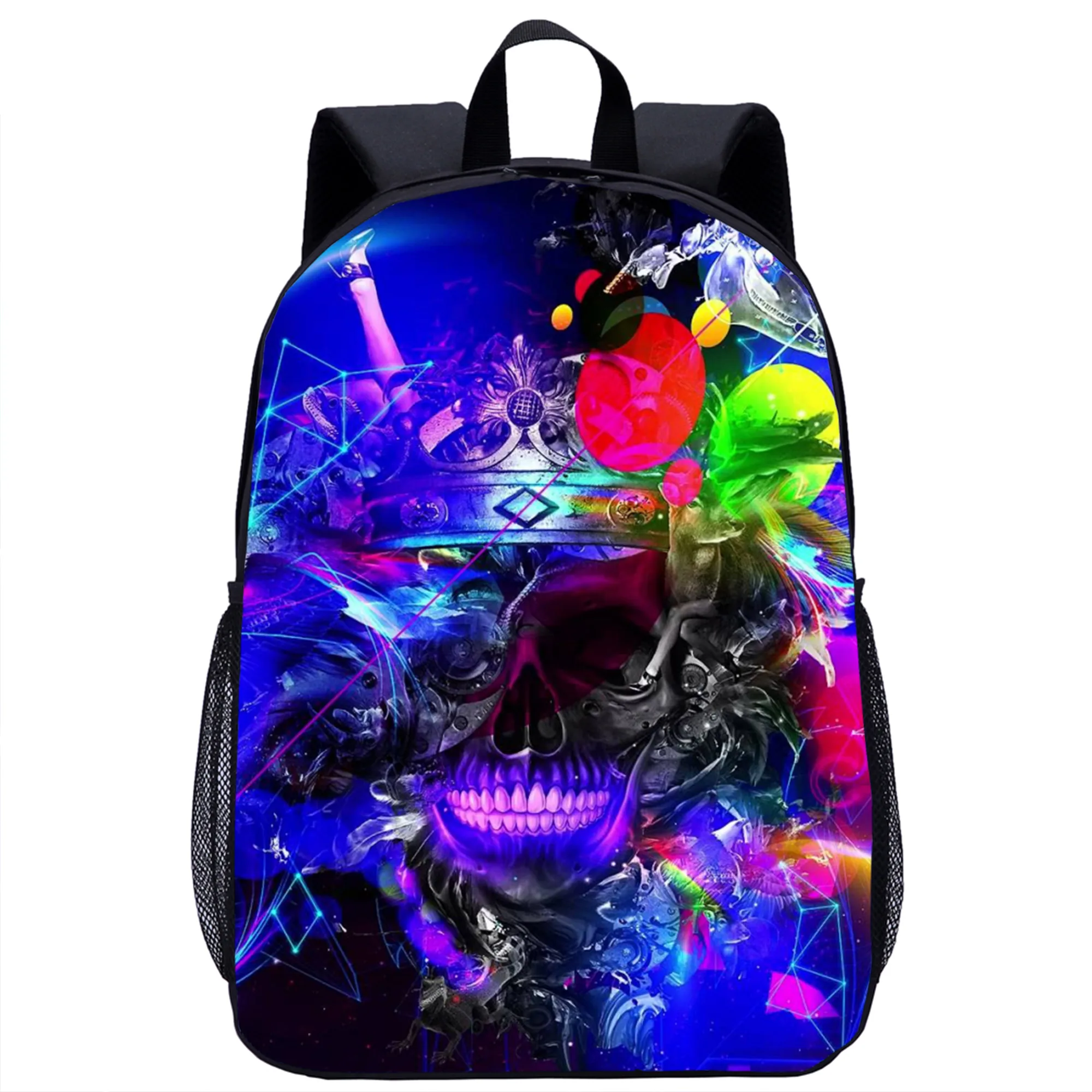 Dream Shaping Print Schoolbag para Meninas e Meninos, Mochila de Armazenamento de Viagem, Mochila Casual para Adolescentes, Moda