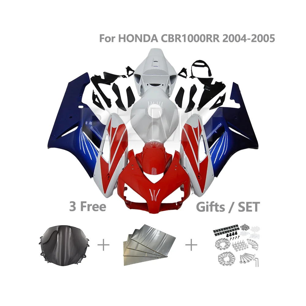 

Motorcycle Fairing Kit FOR HONDA CBR1000RRR 2004-2005 CBR 1000RR ABS Injection Customized Fairings Bodywork Parts Set H1005-112a