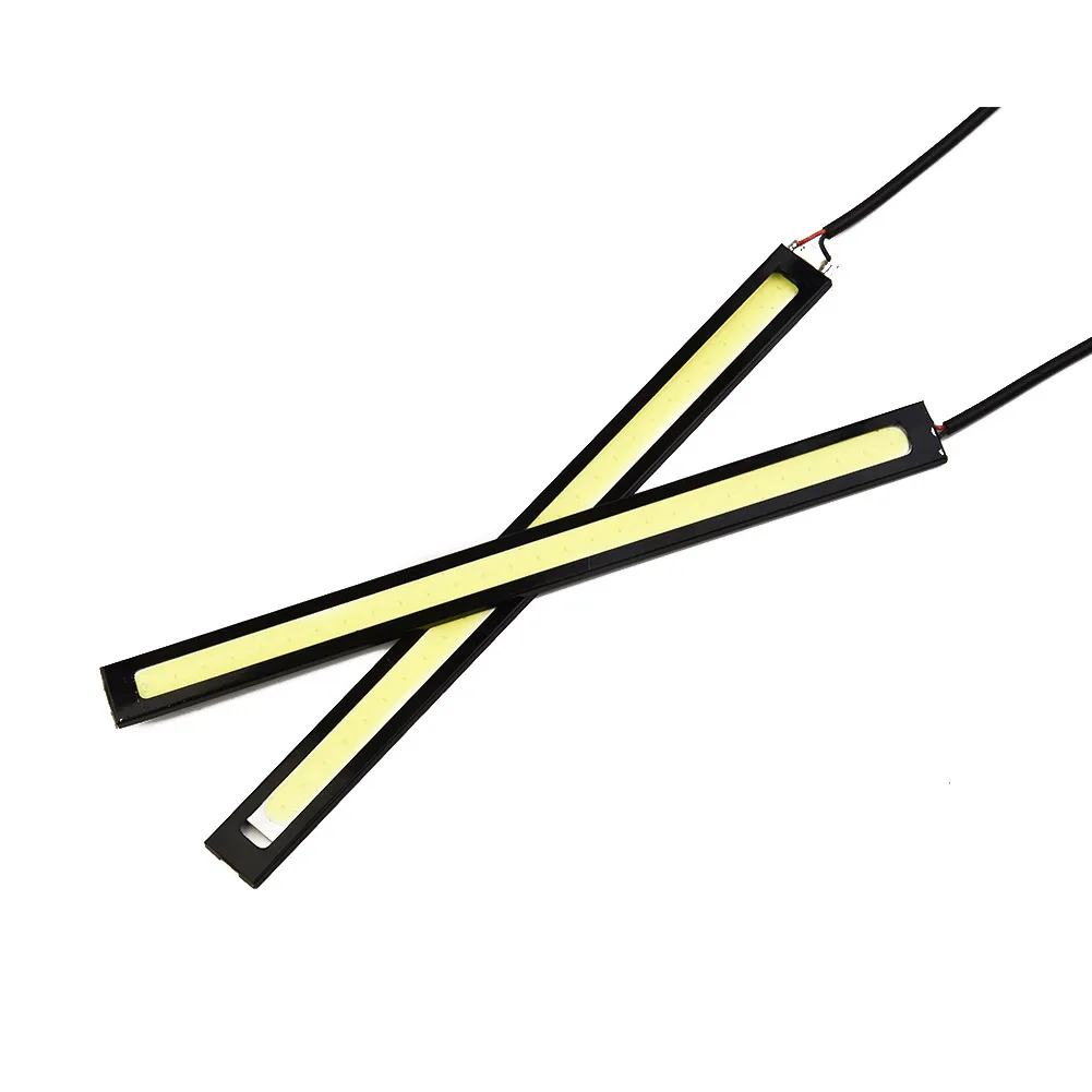 LED Cob Glühbirne DC 10-12V Drl Auto Styling Streifen wasserdichte Cob LED Arbeits licht ultra dünne und stilvolle Aussehen Scheinwerfer lampen