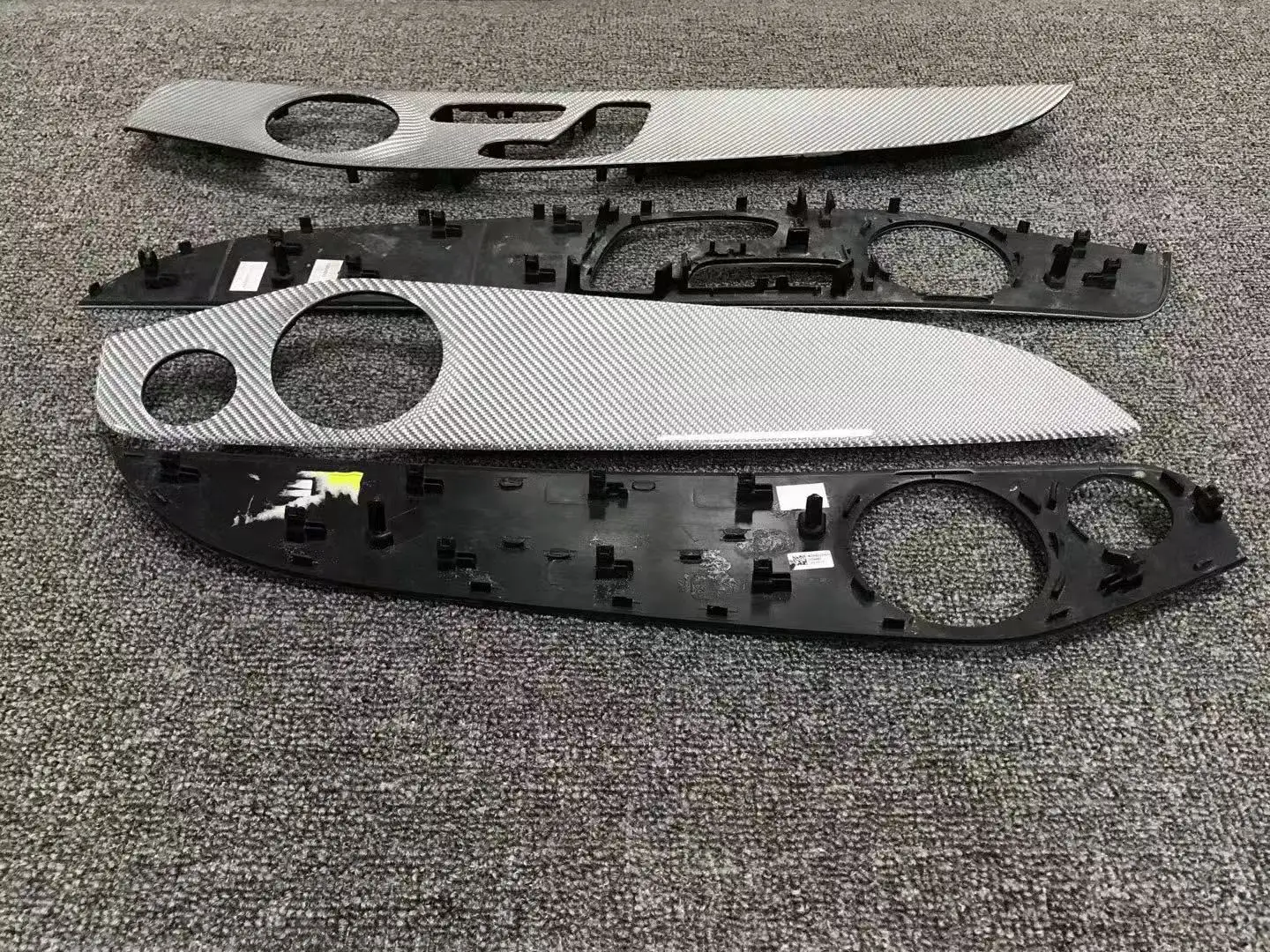 مخصص صالح ألياف الكربون W205 C63s الباب الداخلي لمرسيدس بنز W205 C63s Amg سيارة الداخلية