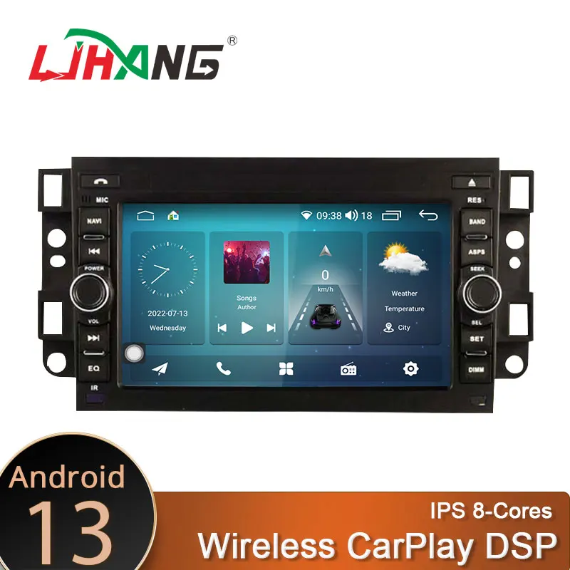 

LJHANG Android 13 8+128G Car Multimedia player For Chevrolet Epica Captiva Lova Aveo Spark Optra Holden Radio GPS Stereo DSP