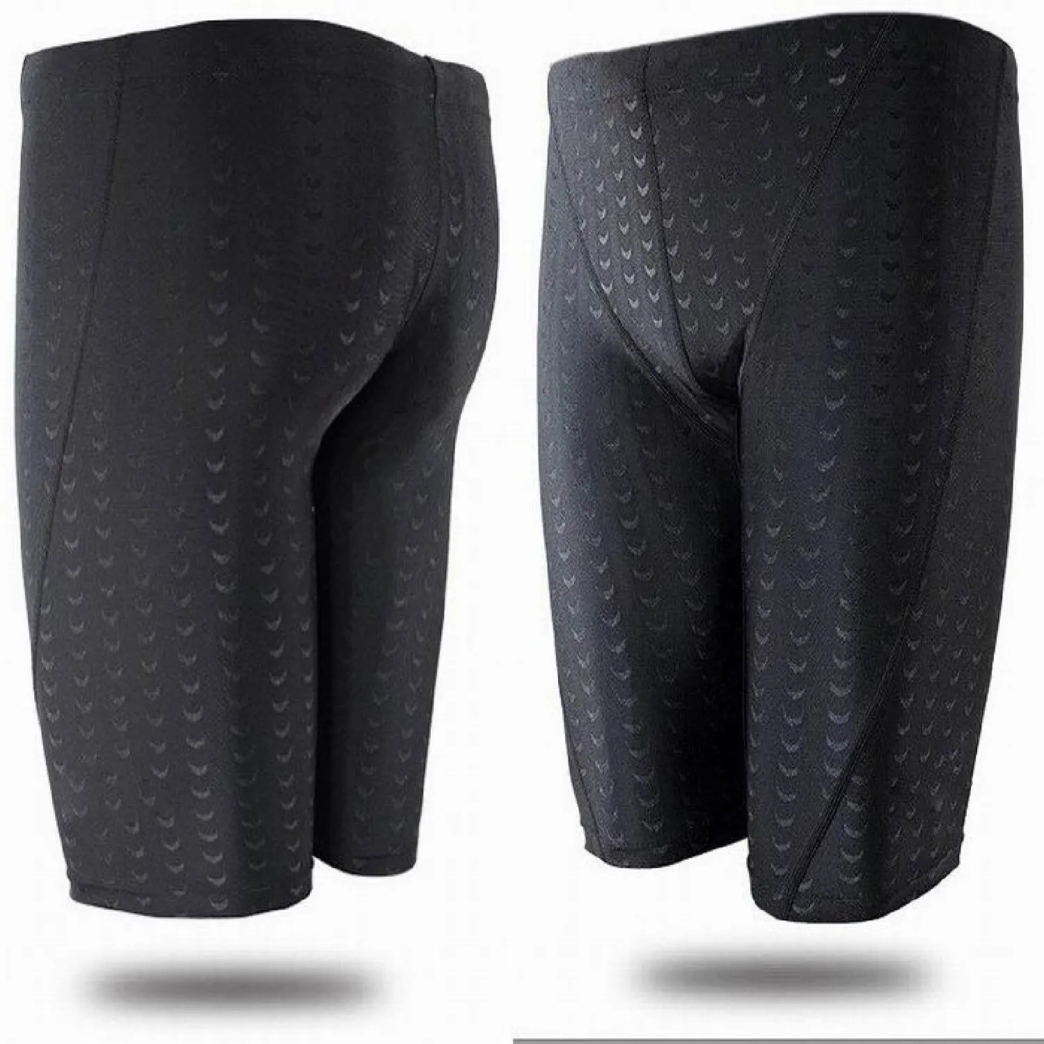 1 PCS Men Shark Skin Water Repellent Professional Competitive Swimming Trunks Brand Soild Jammer Swimsuit Pant Racing Briefs view 5