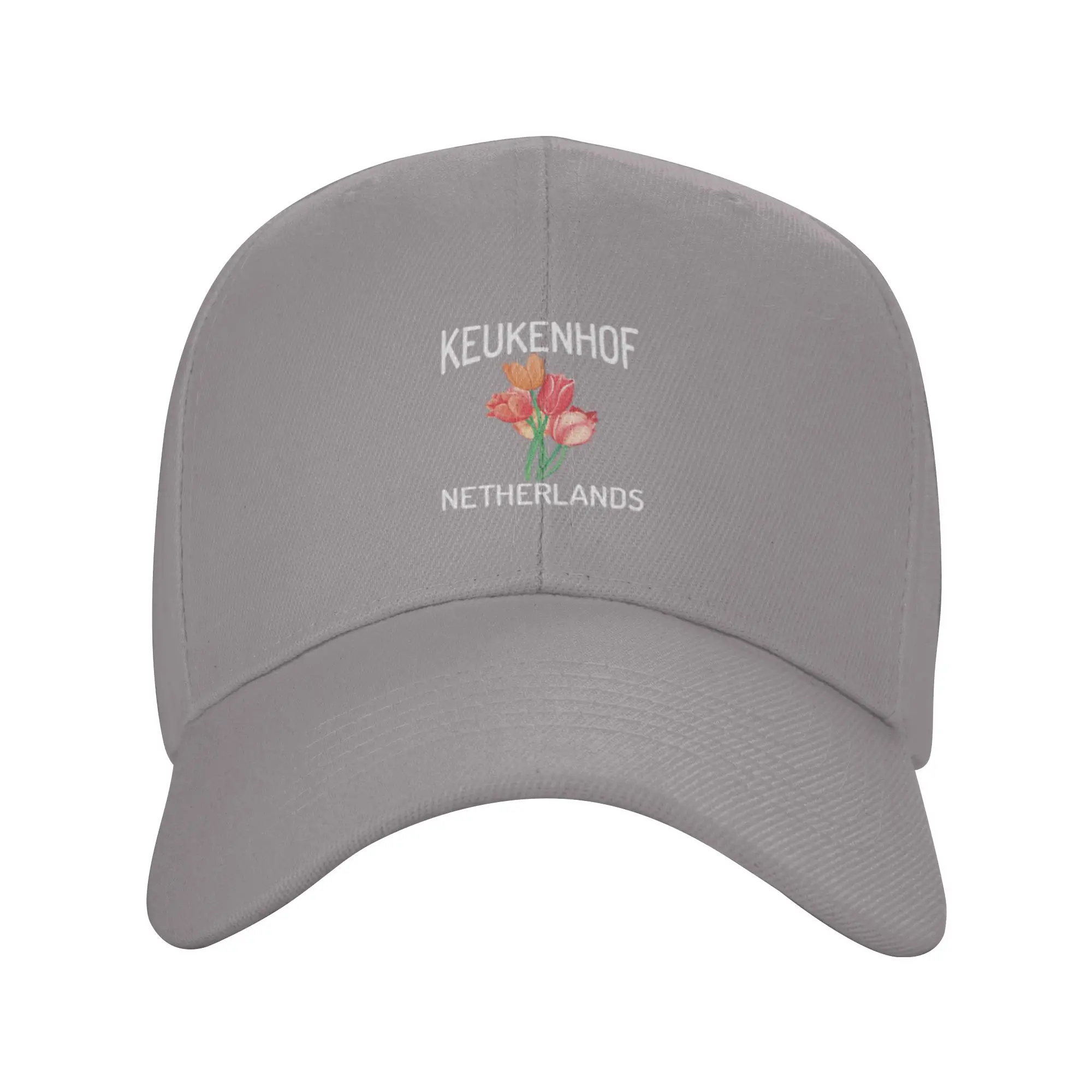 Hot Sale Keukenhof Netherlands Tulip Festival Baseball Cap  Relaxed Fit Man Hat  Outdoor Concert Man Hat