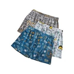 Mens Boxers Cotton Aro Pants Summer Thin Mens Pajama Pants Beach Pants Breathable Boys Boxershorts