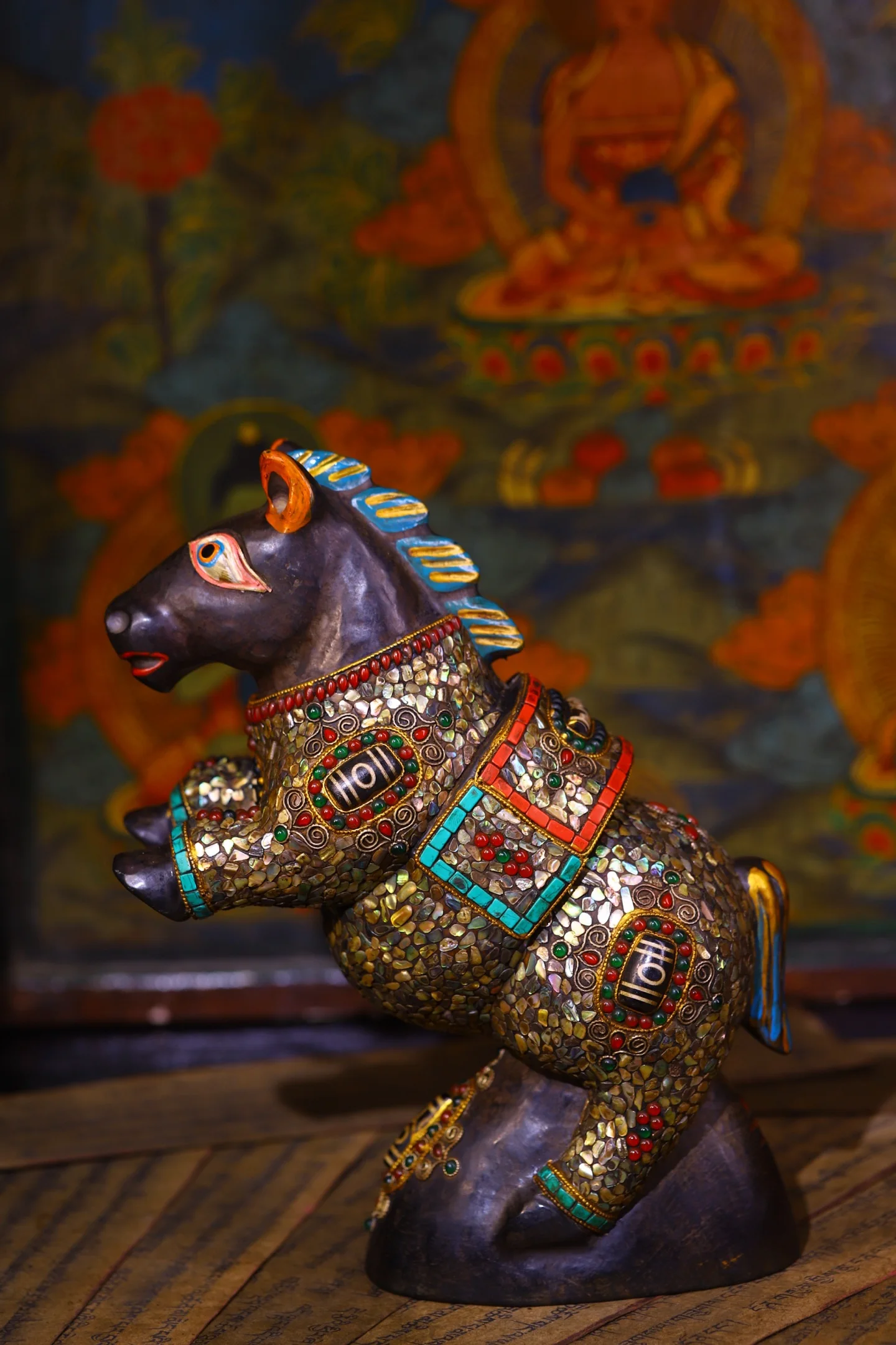 10"Tibetan Temple C… - image