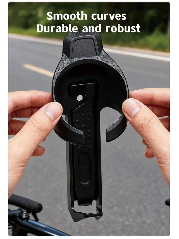 3-in-1 Pneumatischer Flaschenhalter GPS-Tracker-Halterung Ultraleichter Nylonfaser-Flaschenhalter Mountainbike-Flaschenhalter – Detail 4
