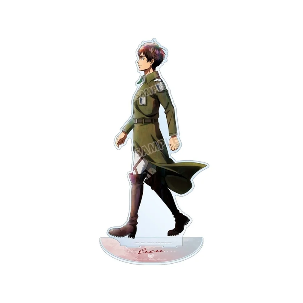 Attack On Titan Acrylic Stand Keychain 2026 New Eren Armin Erwin Hange Levi Music Suit Desktop Decor Custom Figure