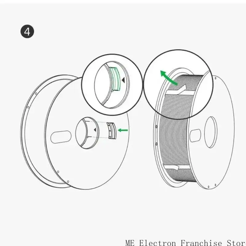 T5EA Giá dây tóc nhiệt độ cao cho máy in 3D trong phòng thí nghiệm làm từ ABS Độ bền