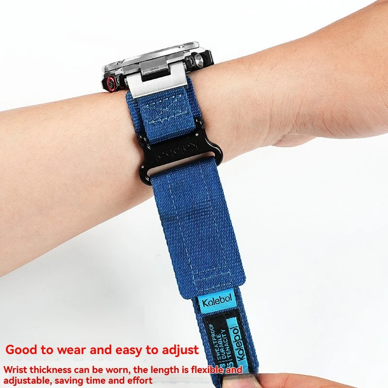 For CASIO G-SHOCK GBD-H1000 3475 Smart Digital Watch Band, Waterproof Nylon Sports Strap for Outdoor Hiking Canvas Replacement view 6